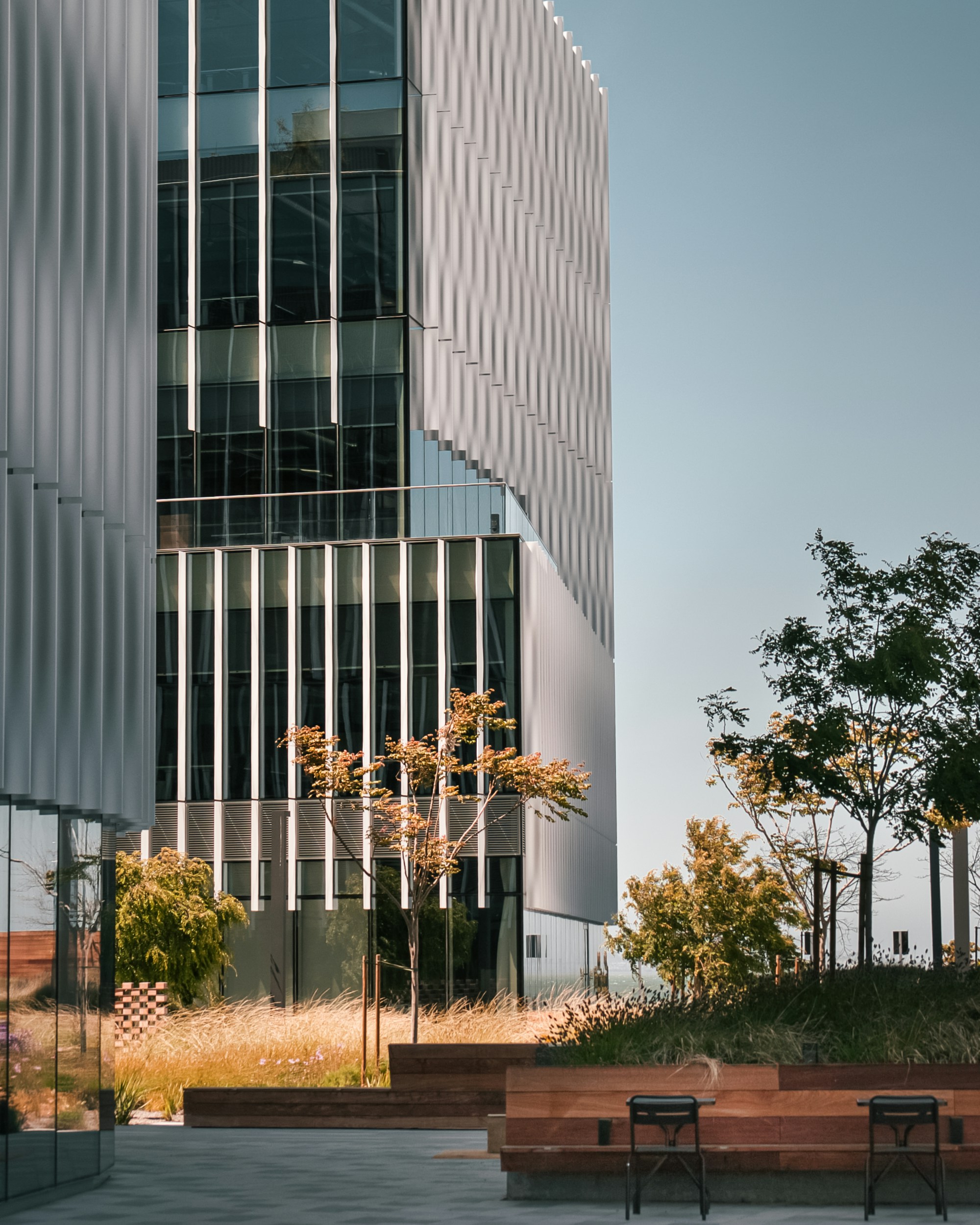 A modern office building